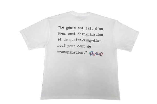 T-shirt Oversize Blanc PAMAU – Image 2